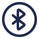 Bluetooth Circle SVG Icon